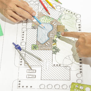  landscaping hardscapes install custom Los Angeles